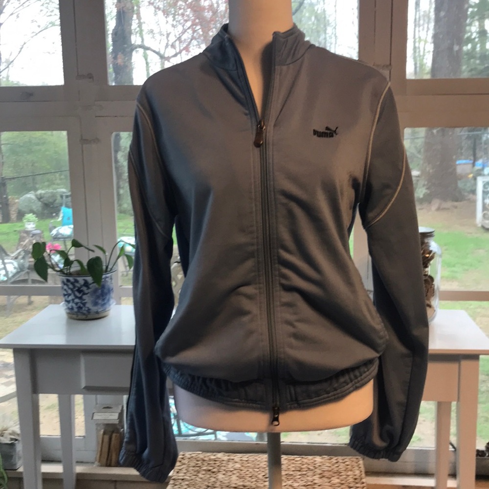 Puma zip up nylon jacket